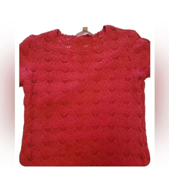 Michael Kors Crochet Fuchsia Dress Size Medium - Picture 8 of 10